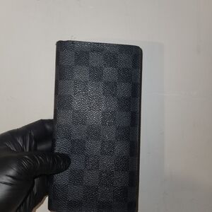 Louis Vuitton Black Checkered Wallet